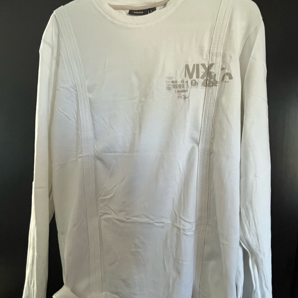 Mexx White Long Sleeve Tee for Men